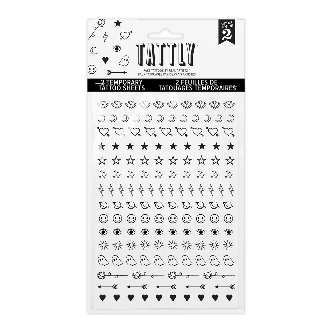 Mini Flash Tattoo Sheet- Set of 2