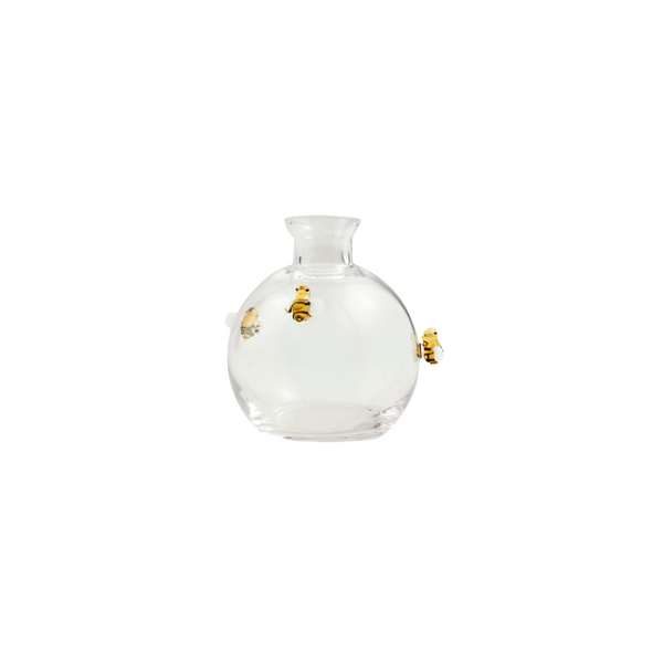 Bee Glass Inlay Vase