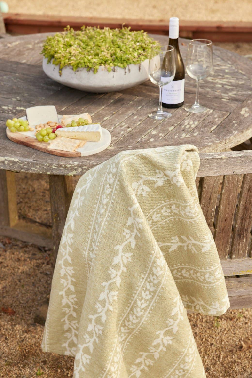 The Lightweight Blanket - Springtime Stripe: Lightweight