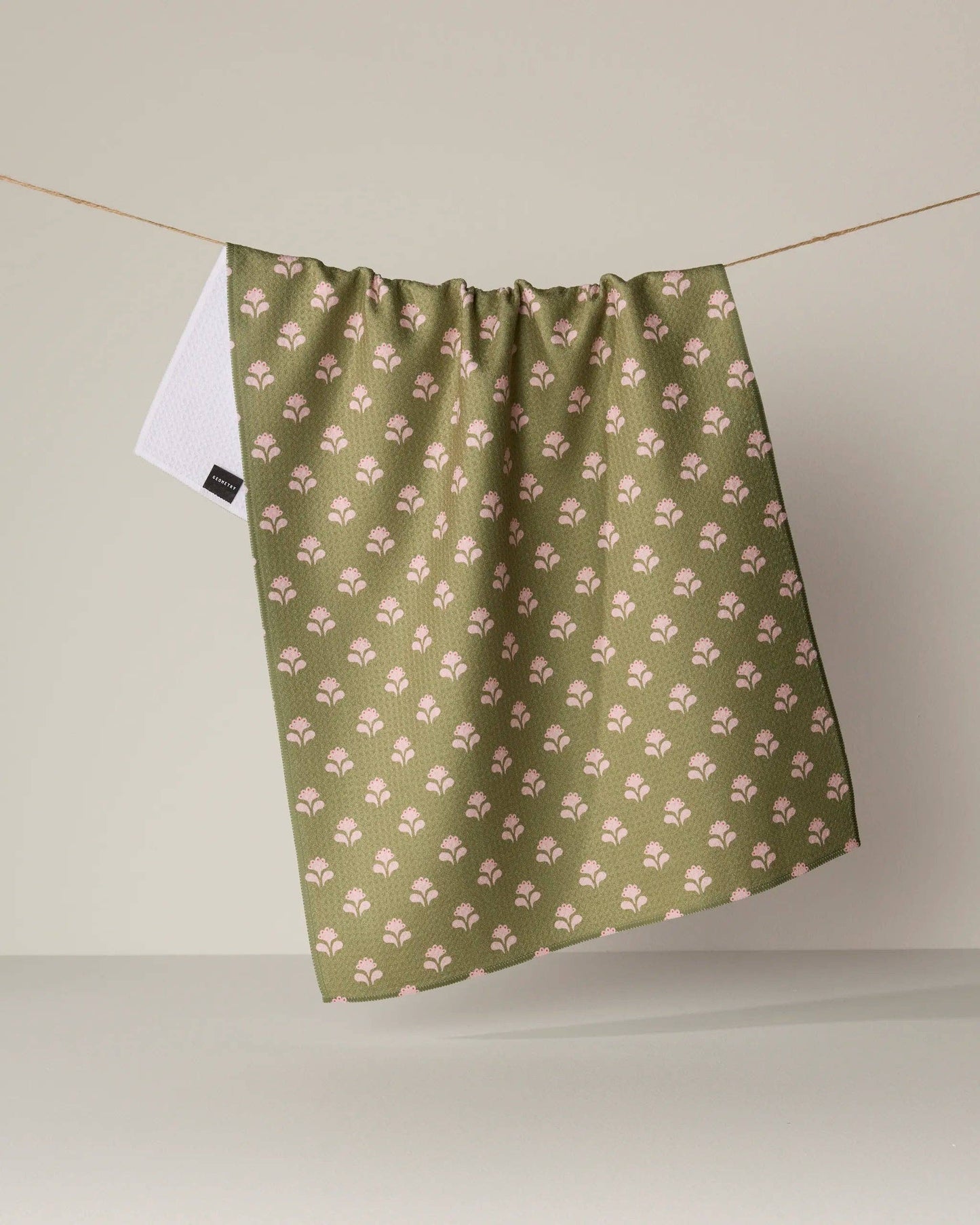 Lucky Flowers Tea Towel