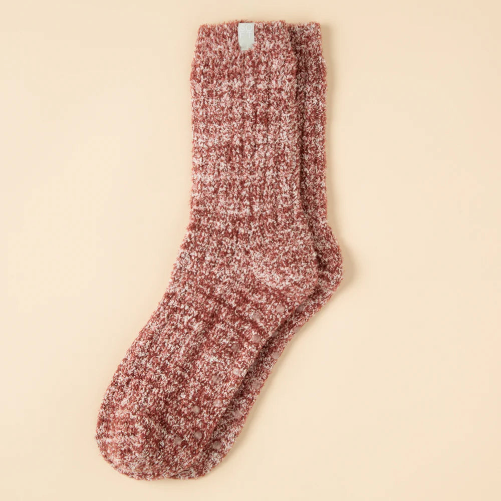 Marshmallow Crew Socks