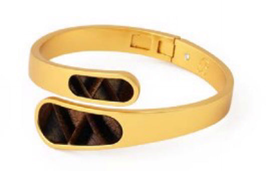 Naomi Bezel Hinge Cuff - Turkey Jewelry