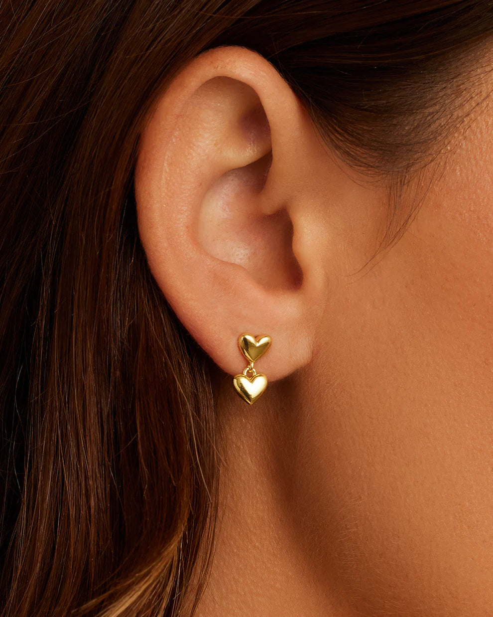 Amour Earrings-Gold