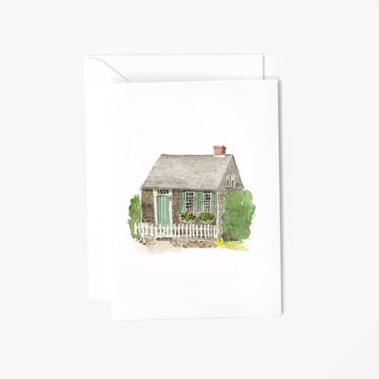 Cottage mini notecard