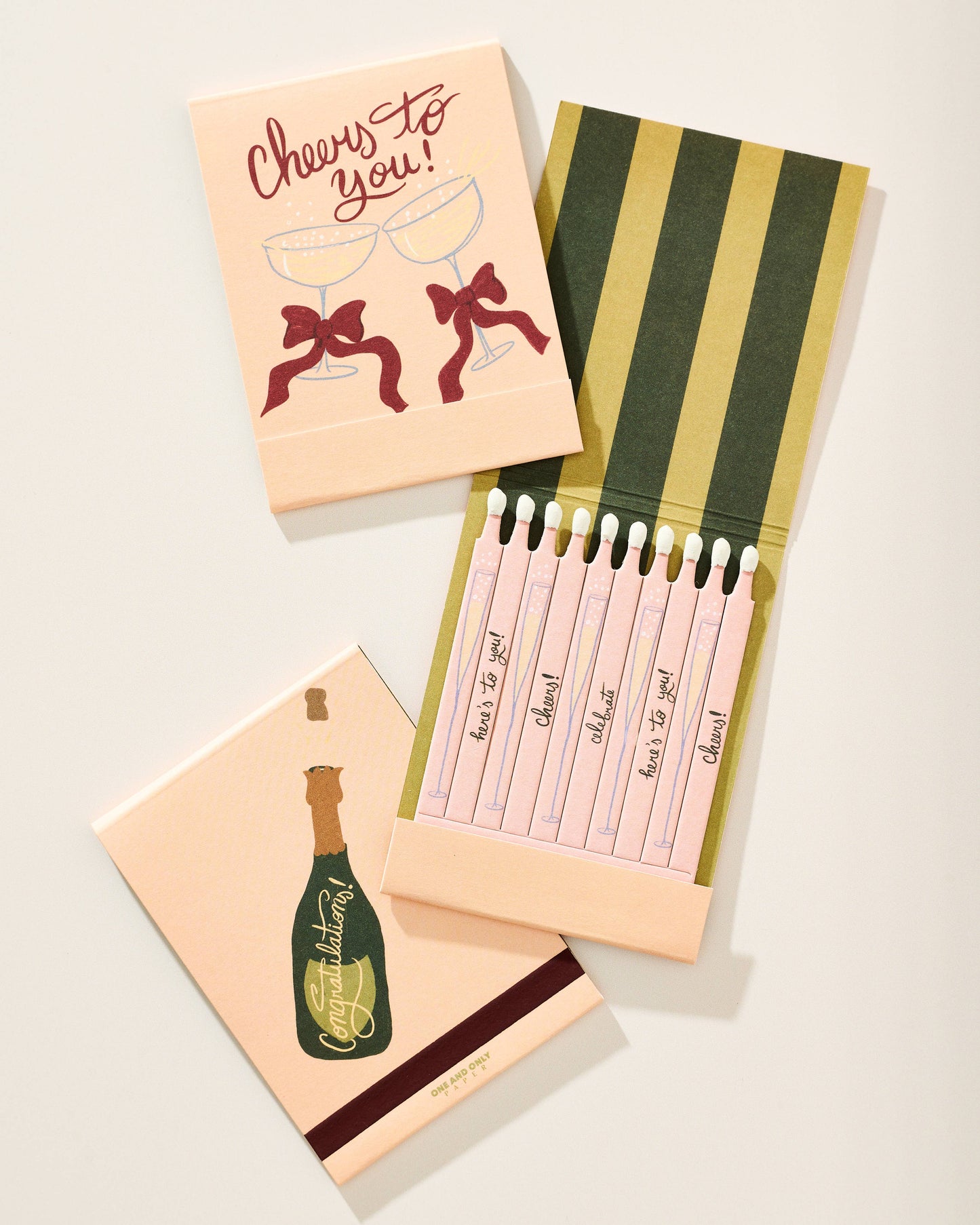 Cheers To You Card Matchbook