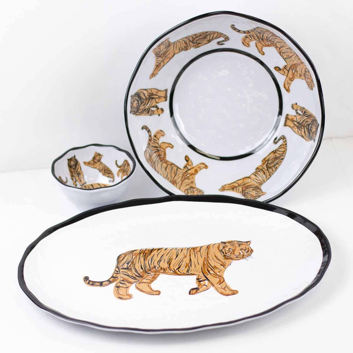 Tiger Prowl Melamine Platter