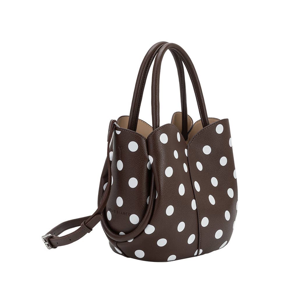 Tulip Chocolate Recycled Vegan Polka Dot Top Handle