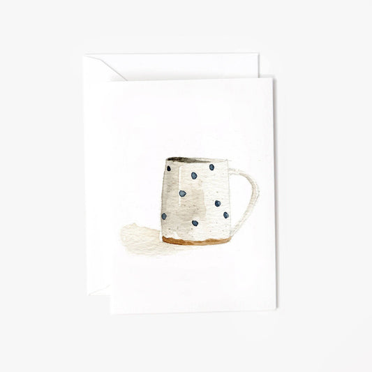 Dot mug mini notecard