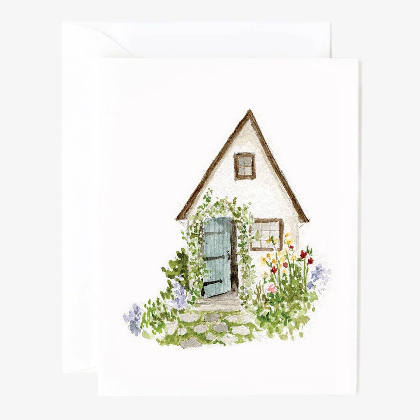 Garden cottage notecard