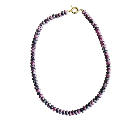 Candy Necklaces: Plum Jasper