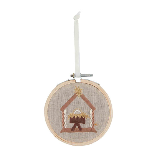 Manger Hoop Ornament