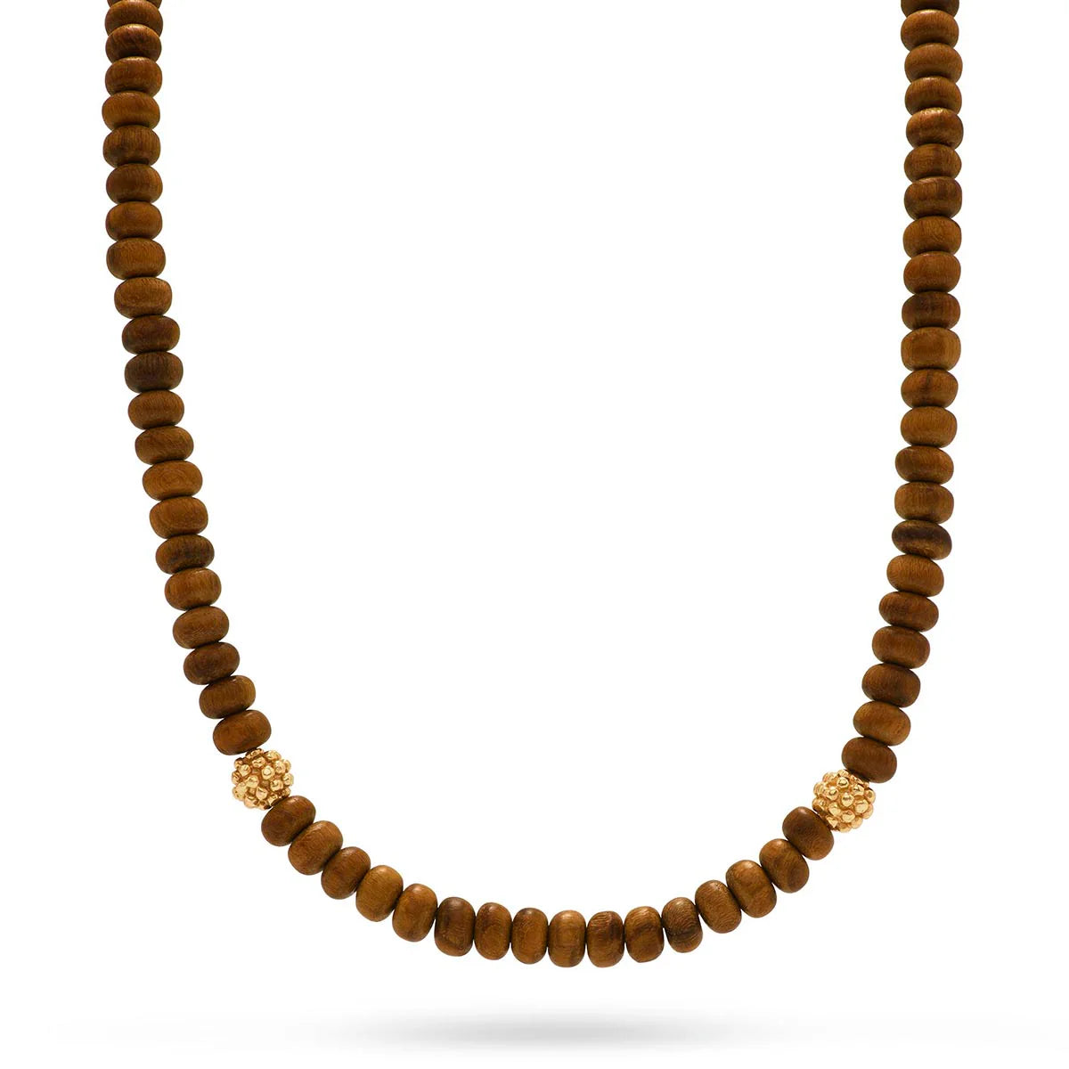 Earth Goddess Single Strand Necklace, 16+2'' - Teak