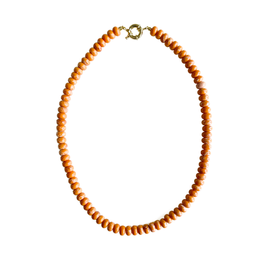 Candy Necklaces: Orange Jasper