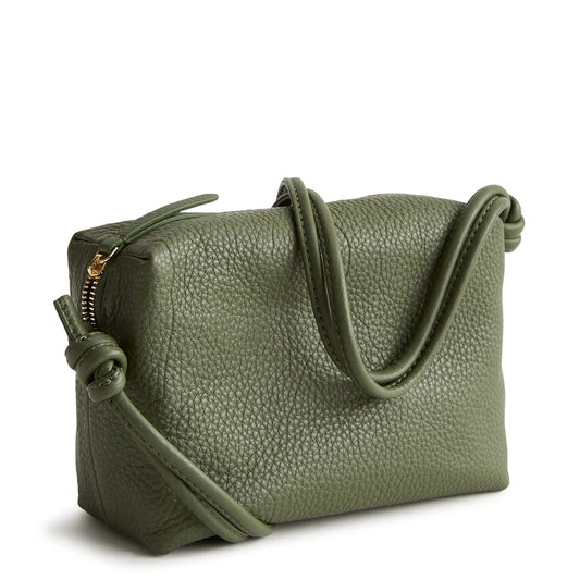 Blake Crossbody- Bronze Green in Leather