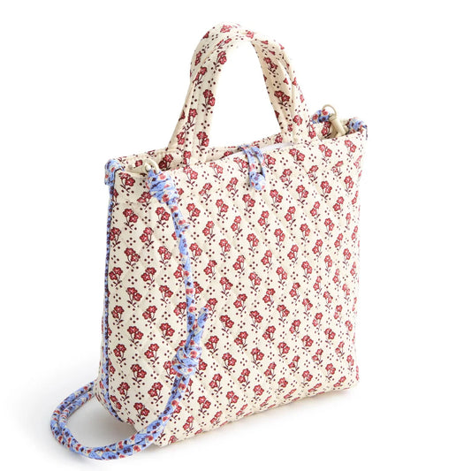 Mini Original Tote: Rachel ditsy in Premium cotton