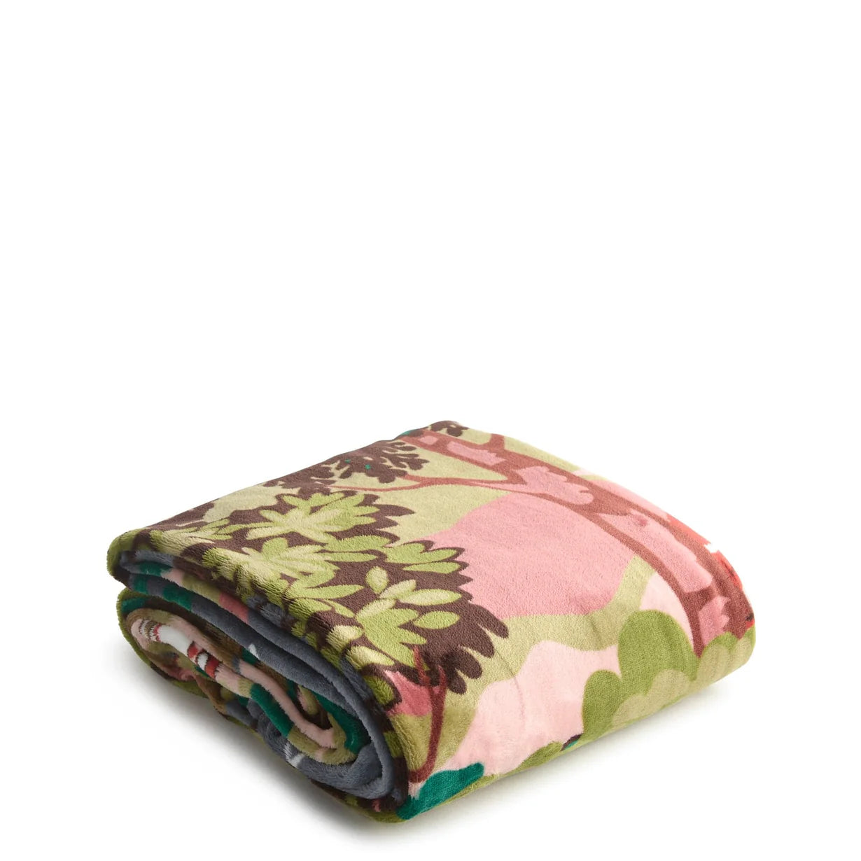 Plush Throw Blanket-Serene Forest in Fleece