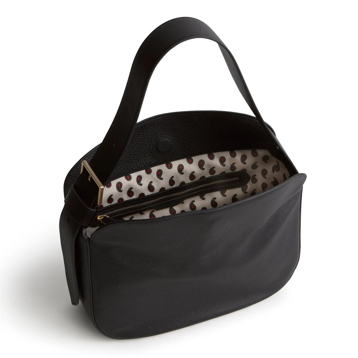 Tifton Shoulder Bag- Moonless Night in Leather