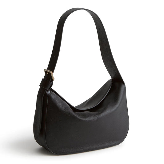 Tifton Shoulder Bag- Moonless Night in Leather