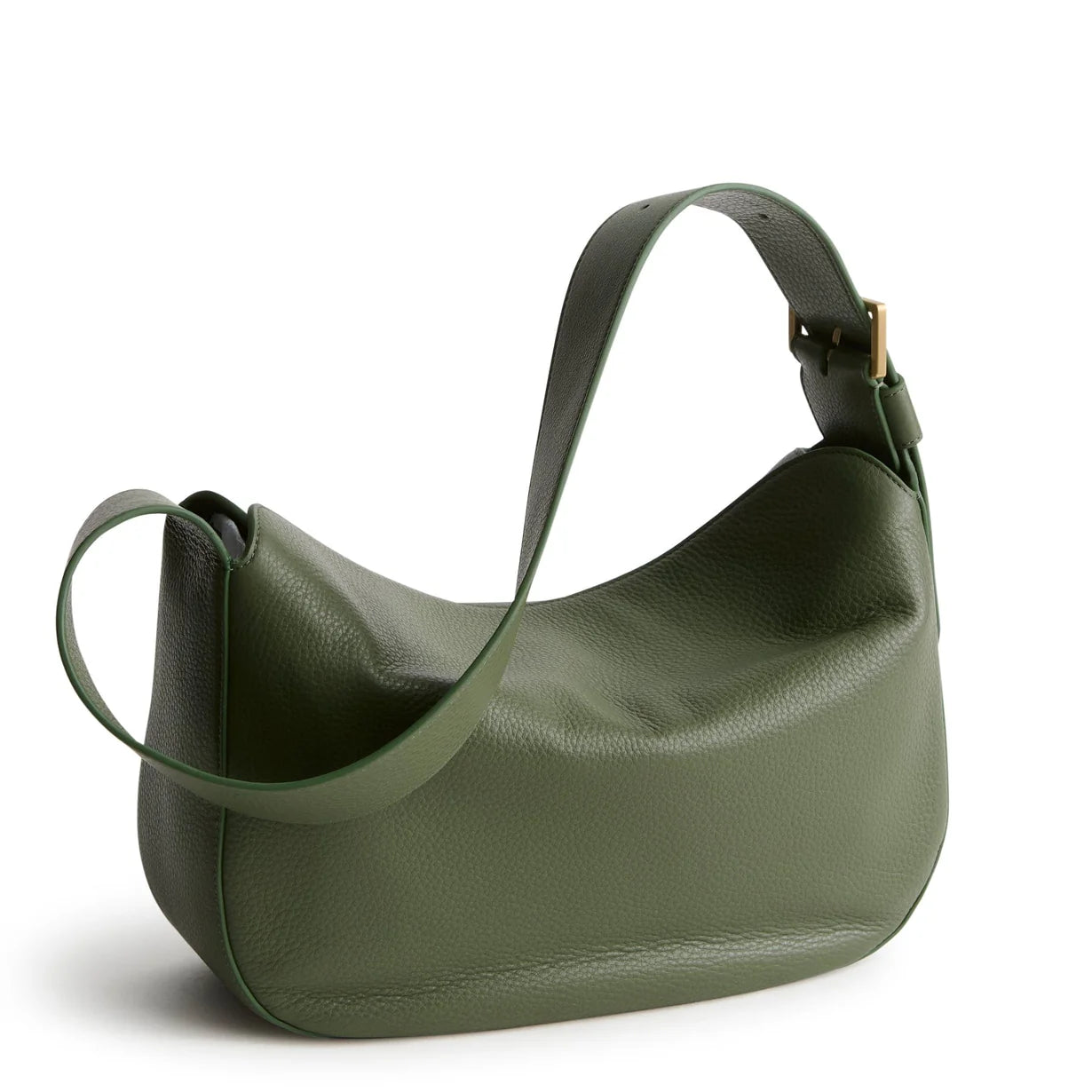 Tifton Shoulder Bag- Bronze Green in Leather