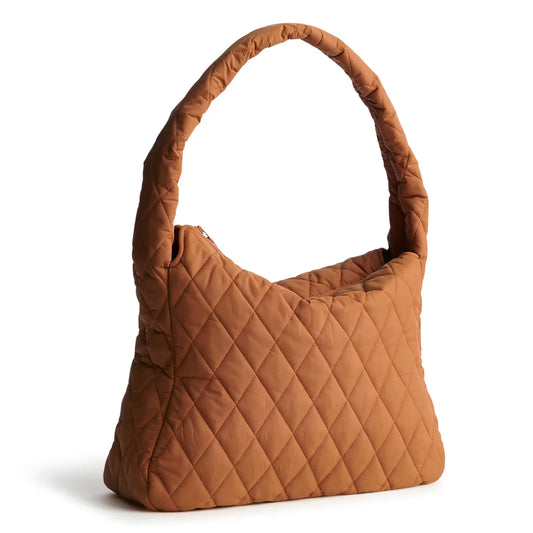 Tifton Hobo Tote Bag- Roasted Pecan in Featherweight