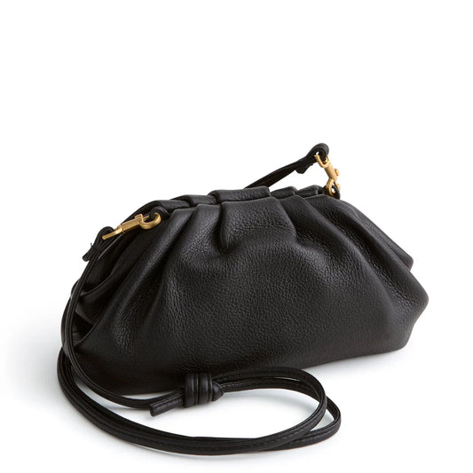Small Taber Crossbody: Moonless Night in Leather