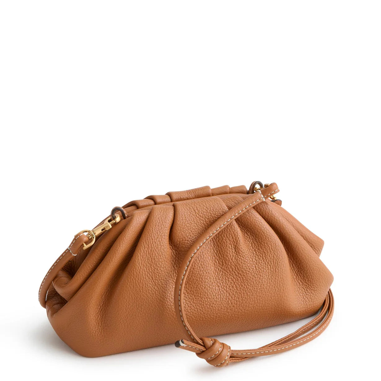 Small Taber Crossbody: Roasted Pecan in Leather