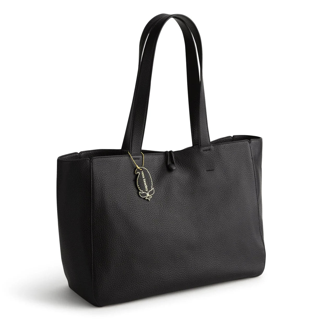 Small Hathaway Tote Bag-Moonless Night in Leather