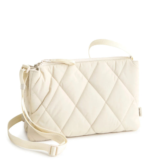 Foxbury Crossbody-Pumice Stone in Featherweight