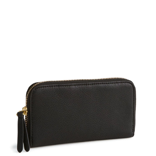 Medium Continental Wallet-Moonless Night in Leather