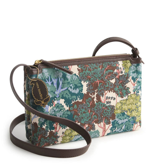 Foxbury Crossbody- Serene forest in Oxford canvas