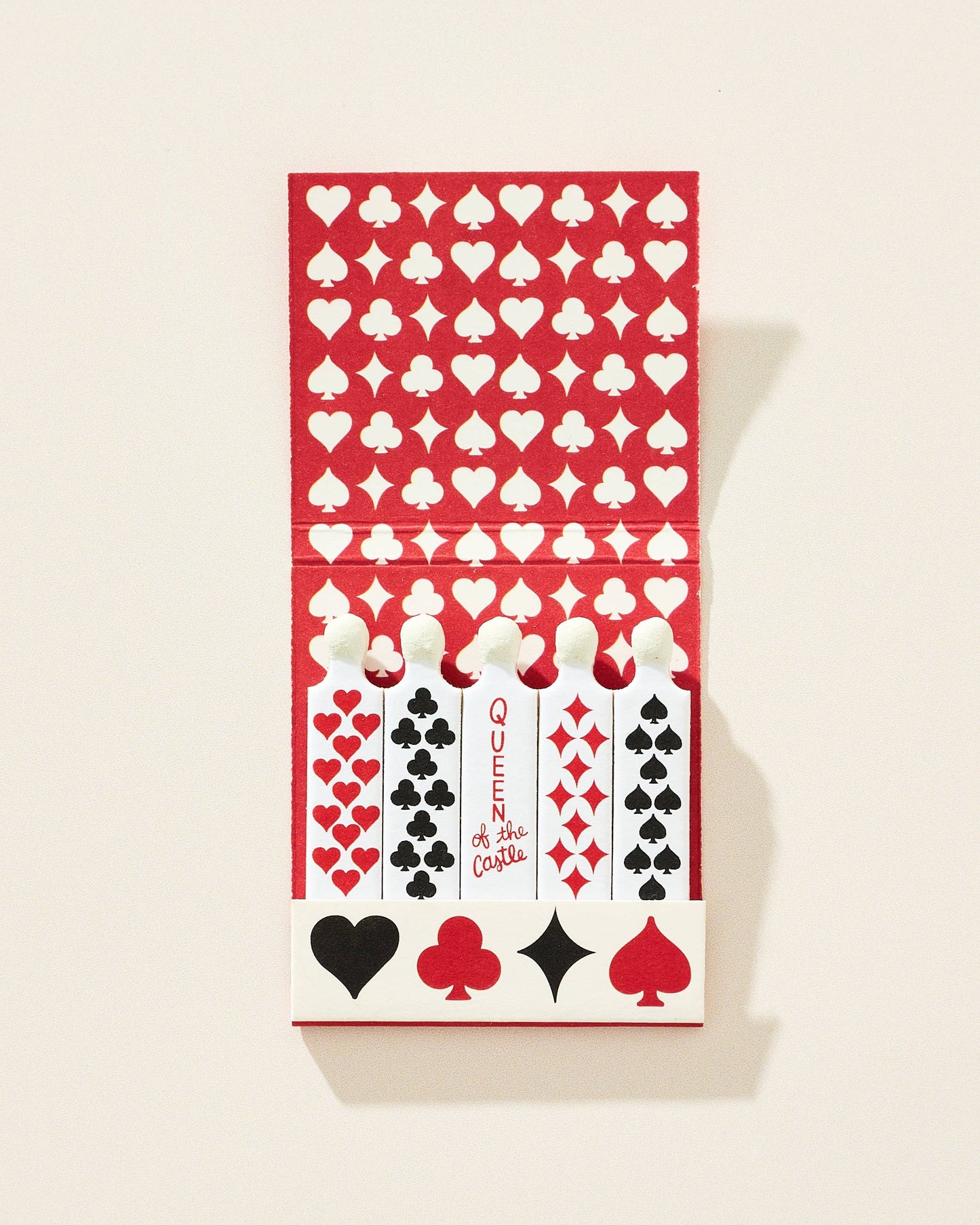 Queen of the Castle Printed Stem Matchbook