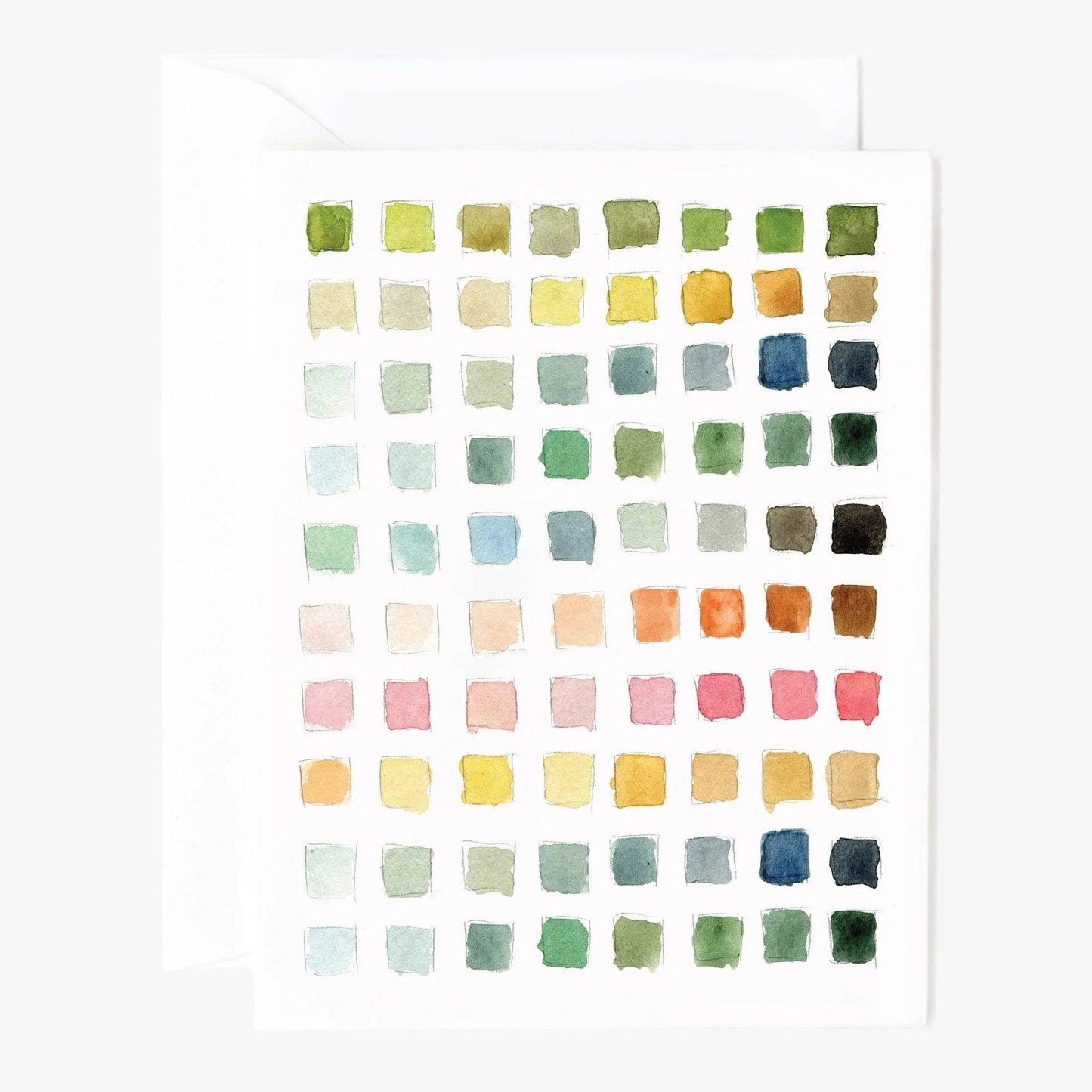 Paint swatch notecard: Set of 8