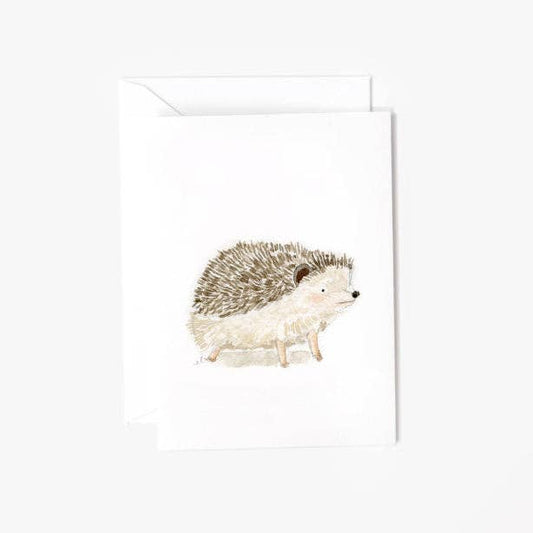 Hedgehog mini notecard