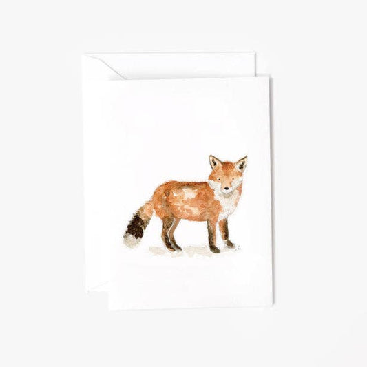 Fox mini notecard