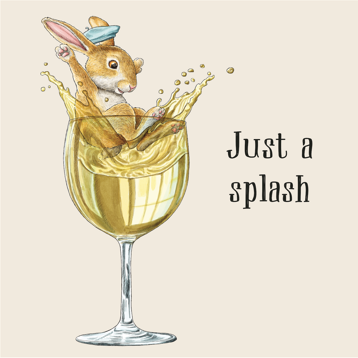 Just A Splash Cocktail Napkin