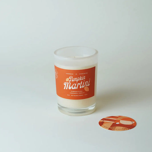Pumpkin Martini Candle 6 oz