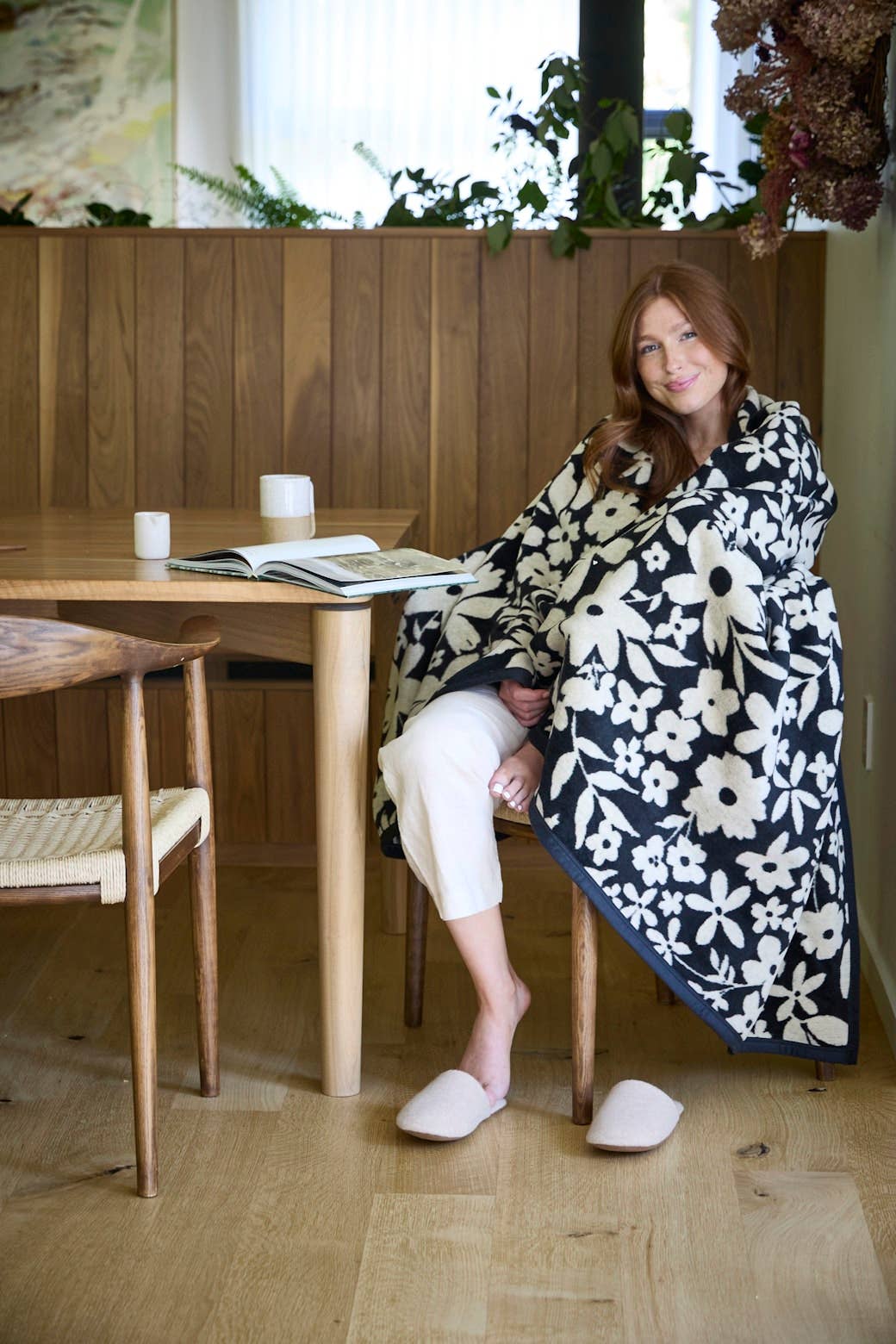 Midnight Floral Blanket: Original