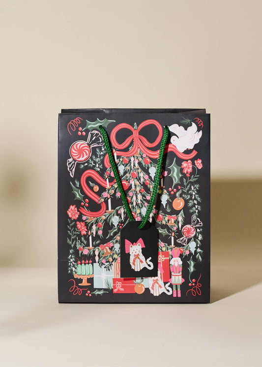 Jolly Christmas Tree Medium Paper Gift Bag