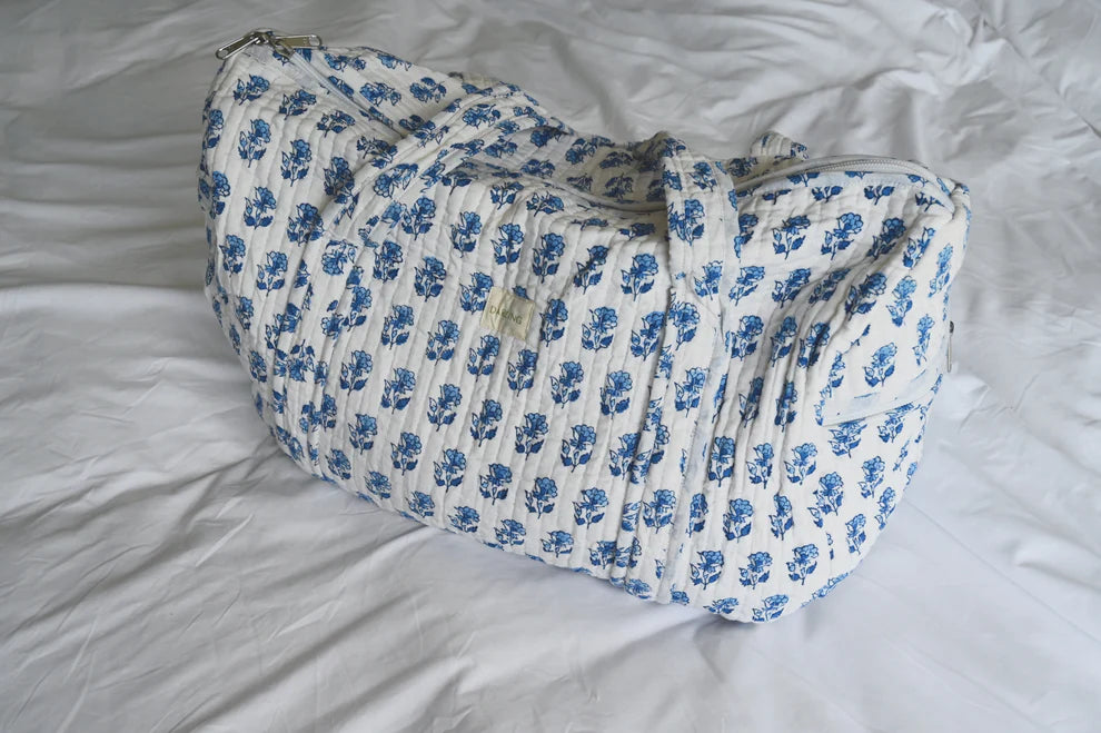 Duffle Bag in Forget Me Not