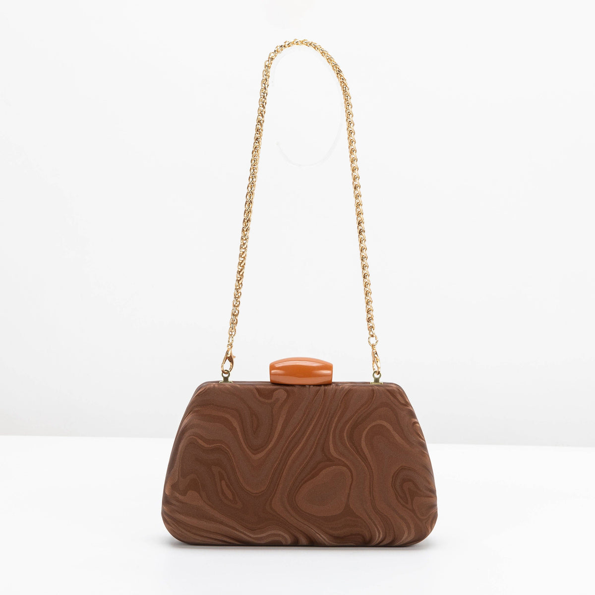Sharmane Espresso Vegan Shoulder Bag Pre-Order 10/25