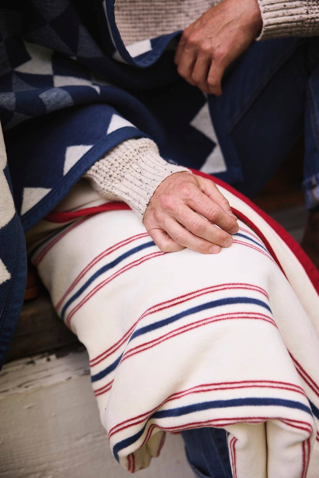 Front Porch Stripe Blanket: Original