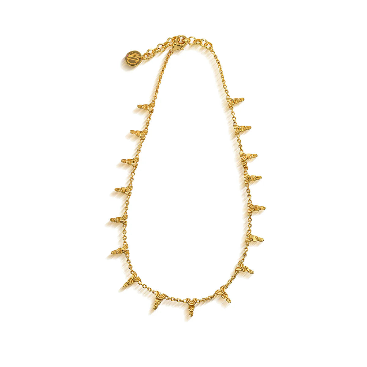 Cleopatra Ra Necklace, 16"+2" - Gold