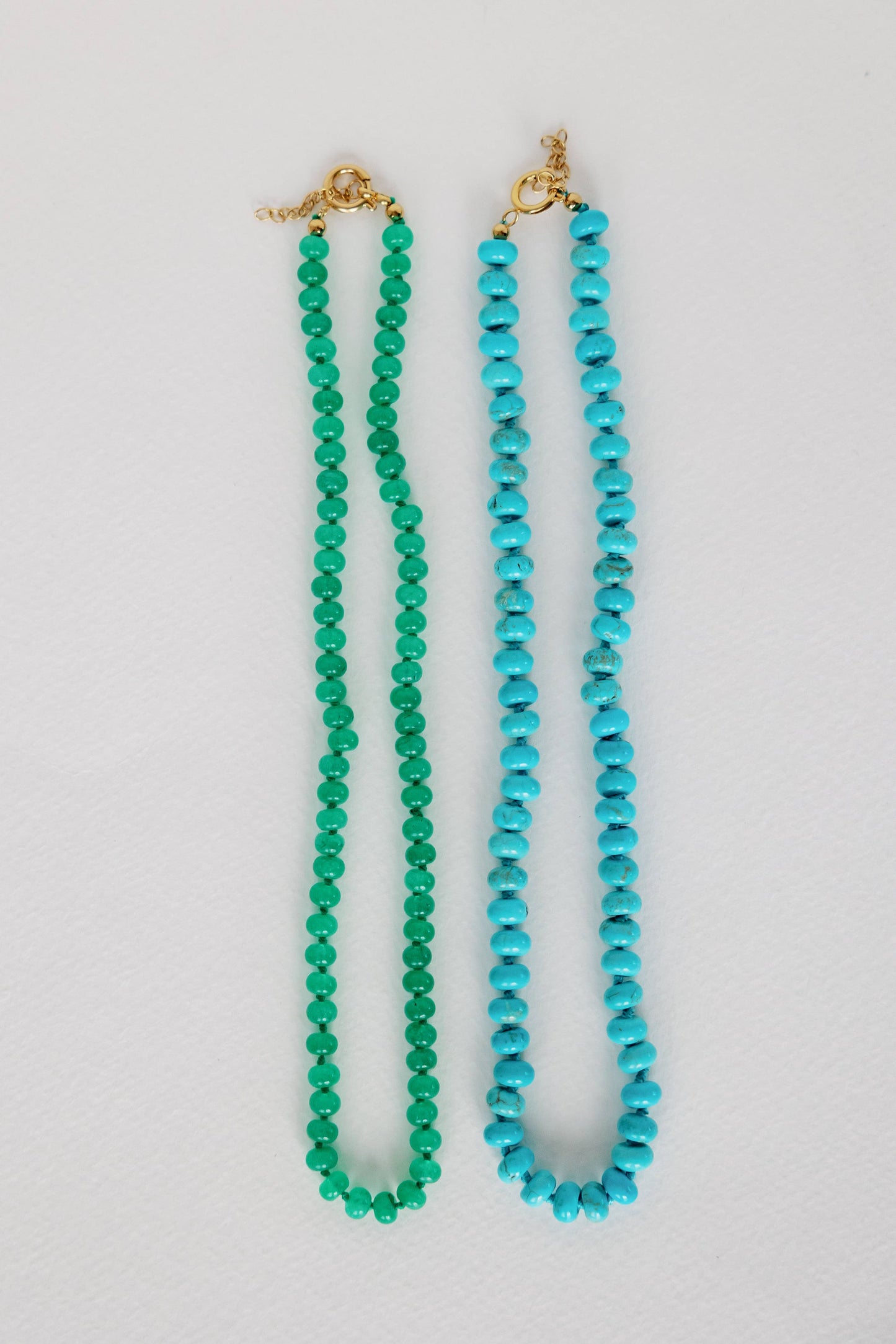16.5" Genuine Turquoise Choker Candy Necklace
