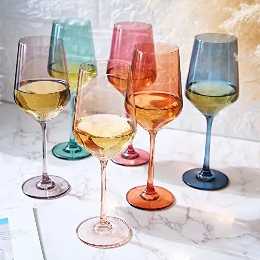 Jewel Colored Acrylic Wine Glasses The Little Curiosities Shoppe