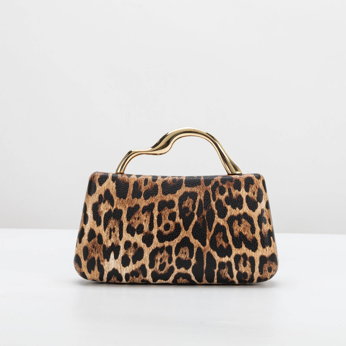 Manon Leopard Vegan Leather Top Handle Bag Pre-Order 10/25