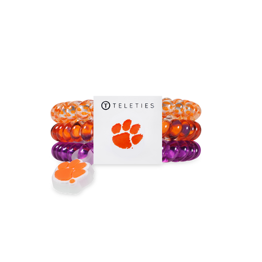Spiral Hair Coils | Small | Go Tigers! Hair Ties