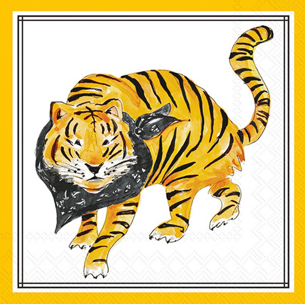Paper Cocktail Napkins- Tiger Hometown Pride