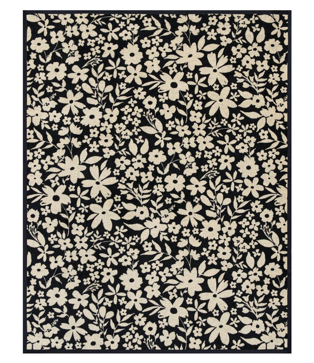 Midnight Floral Blanket: Original