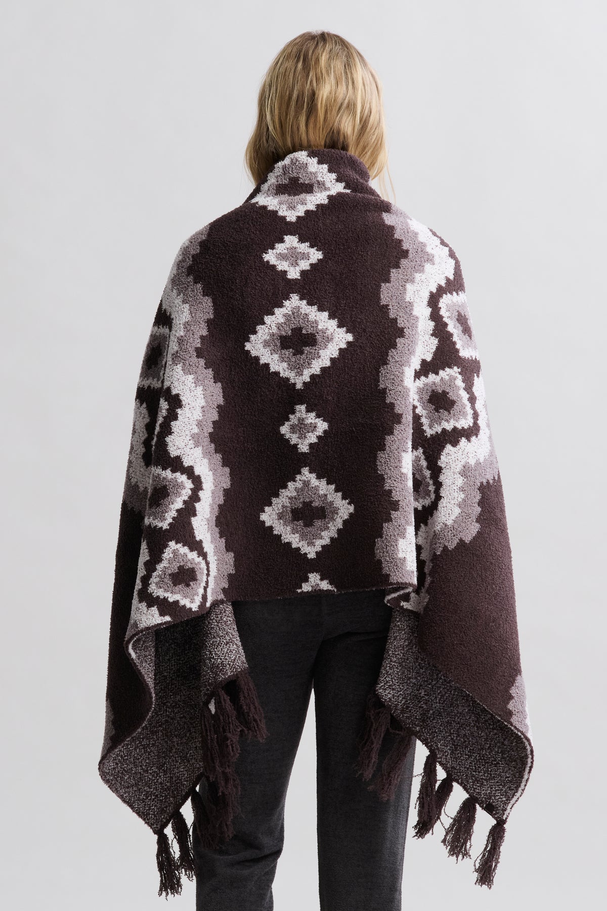 CozyChic Mosaic Wrap- Umber Multi