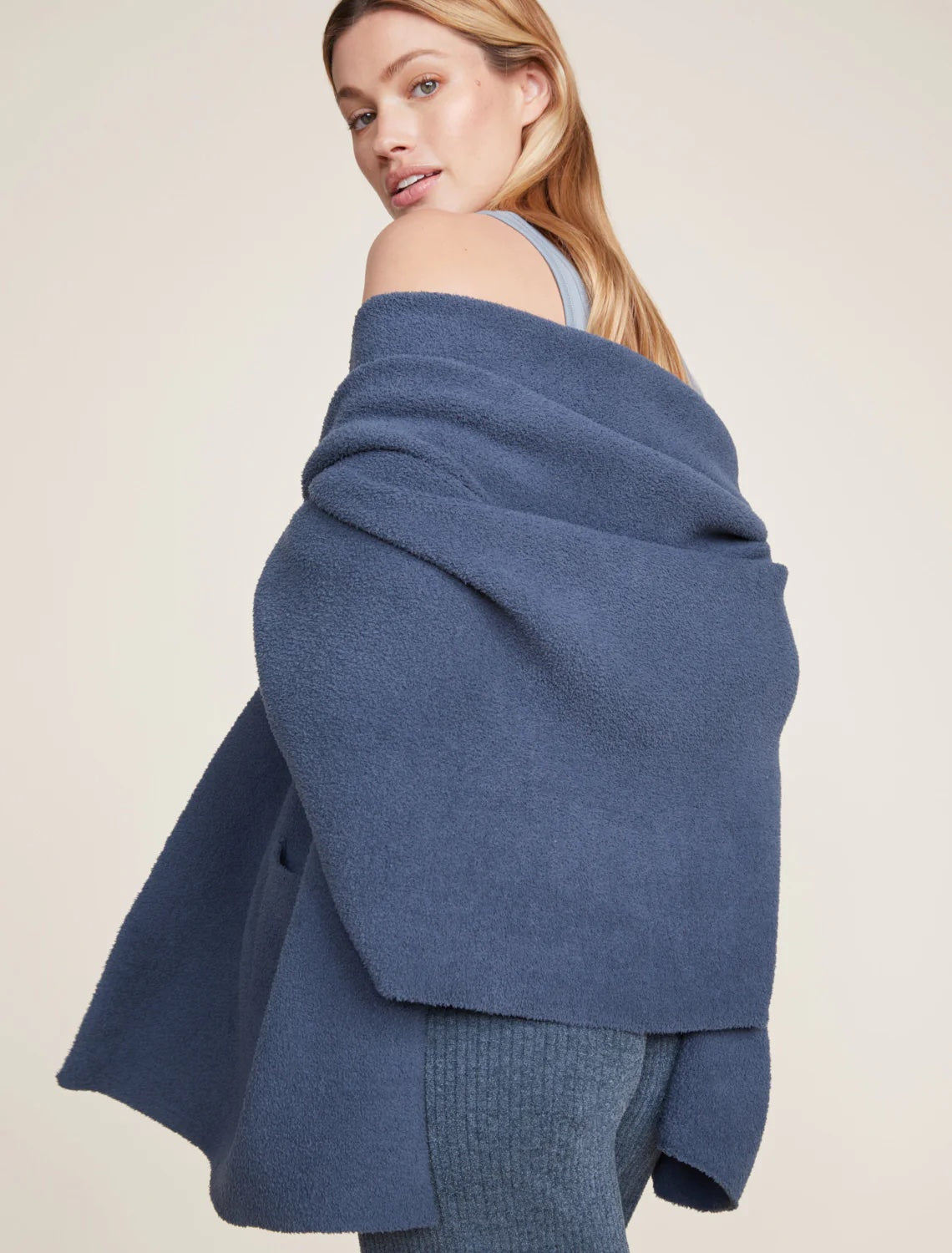 CozyChic Blanket Wrap-Smokey Blue